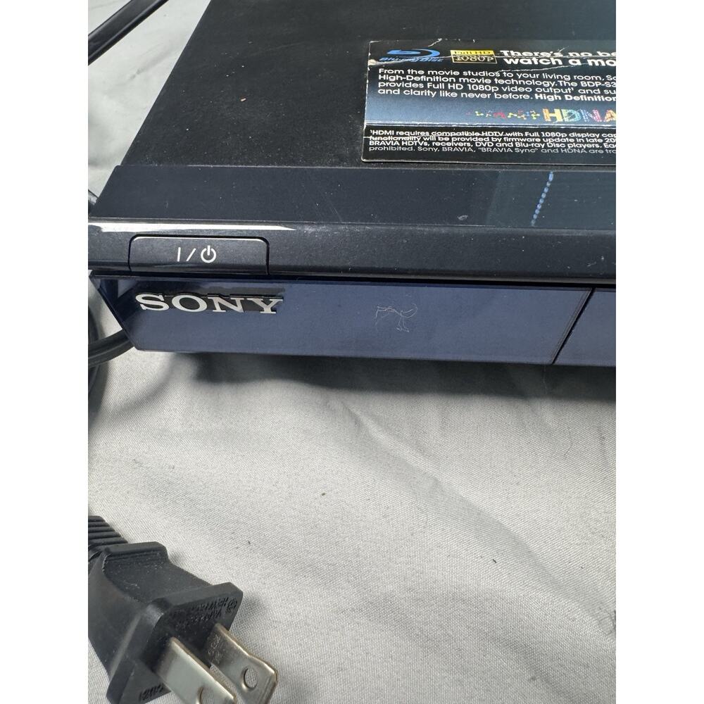 Sony BDP-S350 Blu Ray Disc DVD Player HDMI Tested Working No Remote - Picture 3 of 15